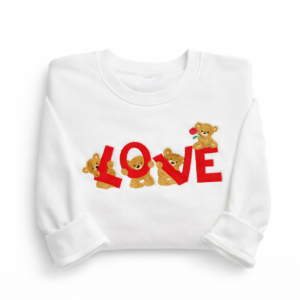 Embroidered Teddy Sweatshirt Worcester , custom gift